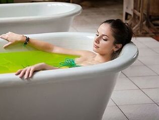 Cervical osteochondrosis to healing bath