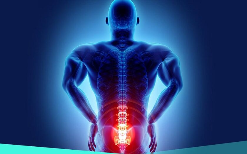 Pain due to hip arthrosis